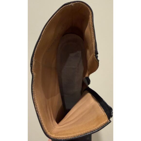 Maison Martin Margiela Line 22 Black Leather Ankle Boots Made in Italy Size 40.5 - Picture 9 of 10